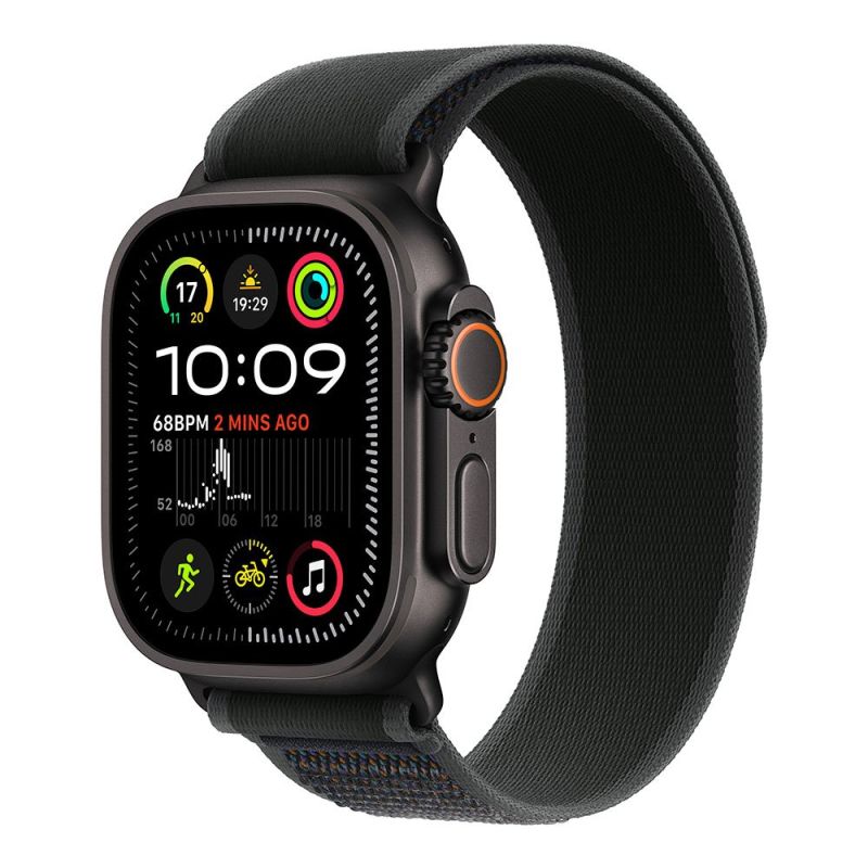 Apple Watch Ultra 2 GPS + Cellular 49mm Black Titanium Case with Black Trail Loop - S/M *Rozbalený*