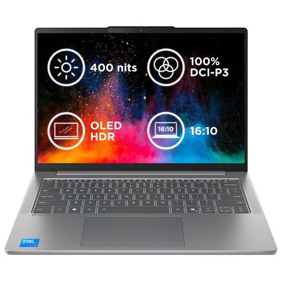 Lenovo IdeaPad Slim 5 14IRH10 Intel i7-13620H 16GB 1TB-SSD 14"WUXGA OLED GL IntelUHD DOS Luna Grey 83HR001BCK