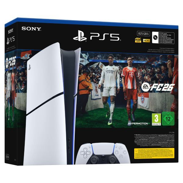 PlayStation 5 Digital 825GB (EA Sports FC 26 Bundle) PlayStation 5 Digital 825GB (EA Sports FC 26 Bundle)