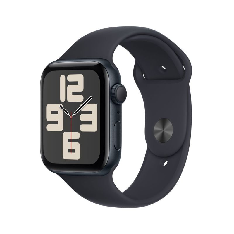 Apple Watch SE GPS 44mm Midnight Aluminium Case with Midnight Sport Band - SM *Vystavený* MRE73QCA