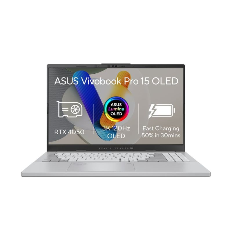 ASUS Vivobook Pro 15 OLED/U9-285H/24GB/2TB SSD/RTX 4050/15,6" OLED/Win11Pro/Silver