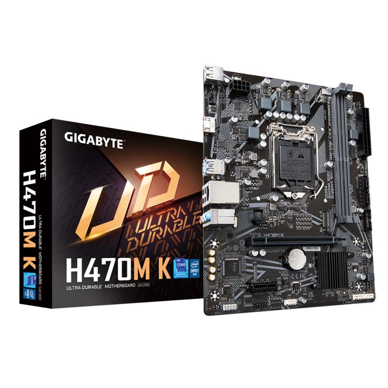 Gigabyte H470M K , Intel H470, LGA1200, 2xDDR4, mATX H470M K#baz