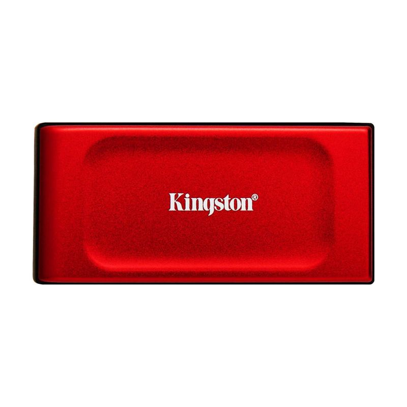 Kingston XS1000 - 1TB externý SSD, USB 3.2 Gen 2, USB-C, červený
