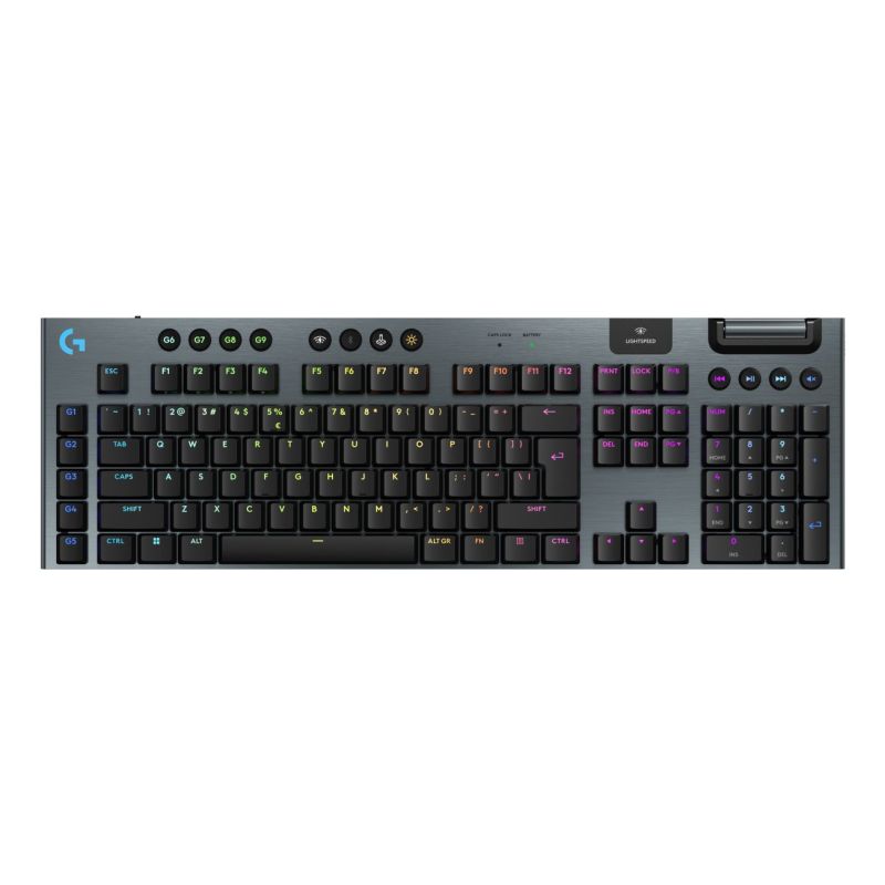Logitech G915 X LIGHTSPEED - bezdrôtová herná klávesnica, black, Clicky, US