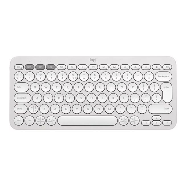 Logitech K380s Pebble Keys 2 - Bluetooth klávesnica - biela - US 920-011852