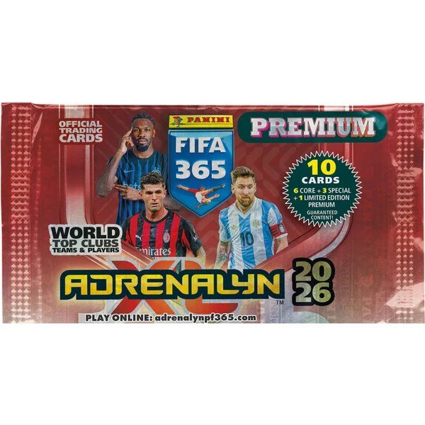 PANINI FIFA 365 20252026 ADRENALYN karty PREMIUM PACKET 01-8931