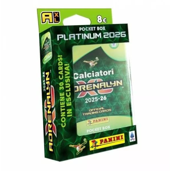 PANINI Serie A 20252026 ADRENALYN plechová krabička (pocket) 01-9120