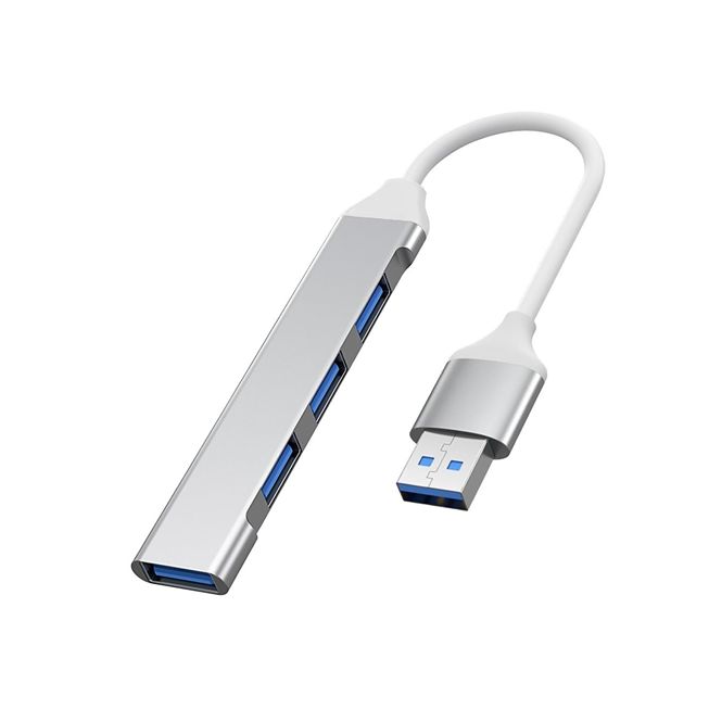 PremiumCord Hub USB3.2 A na USB3.2 A + 3x USB2.0 A, SuperSpeed 5Gbps, hliníkové púzdro