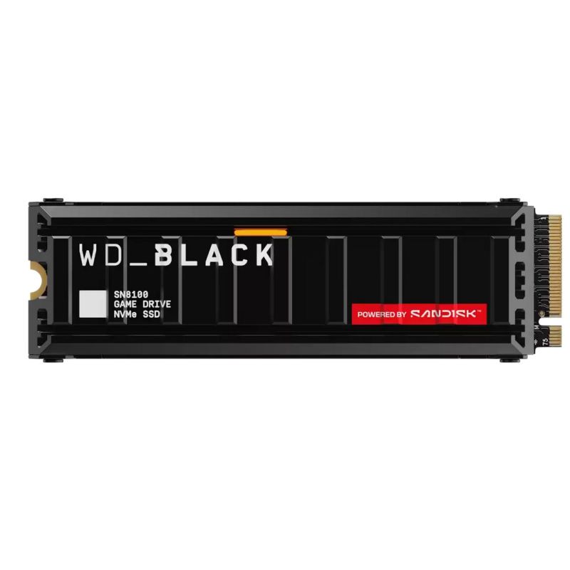 WD Black SN8100 SSD 1TB M.2 NVMe Gen5 HeatSink 14900/11000 MBps