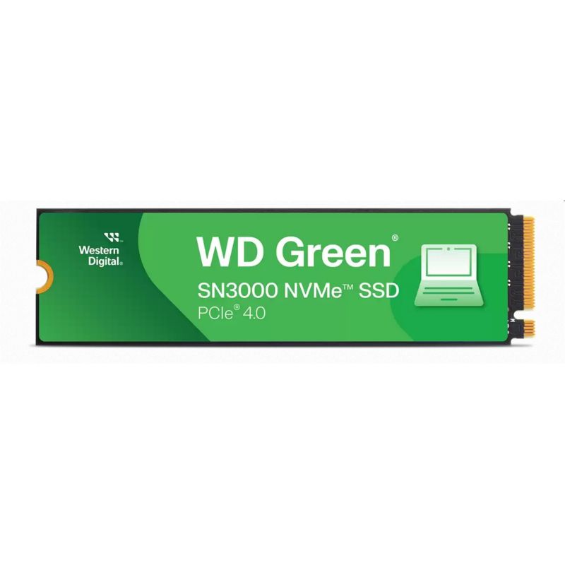 WD Green SN3000 SSD 2TB M.2 NVMe Gen4 50004200 MBps ROZBALENÝ WDS200T4G0E#roz