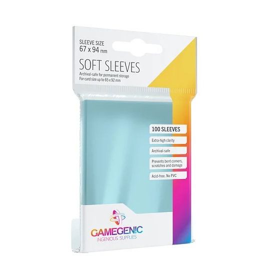 Obaly na TCG karty Gamegenic: Soft Sleeves (100ks) GGS10014ML