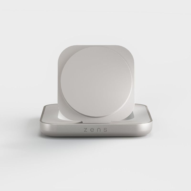 ZENS Qi2 nightstand charger White