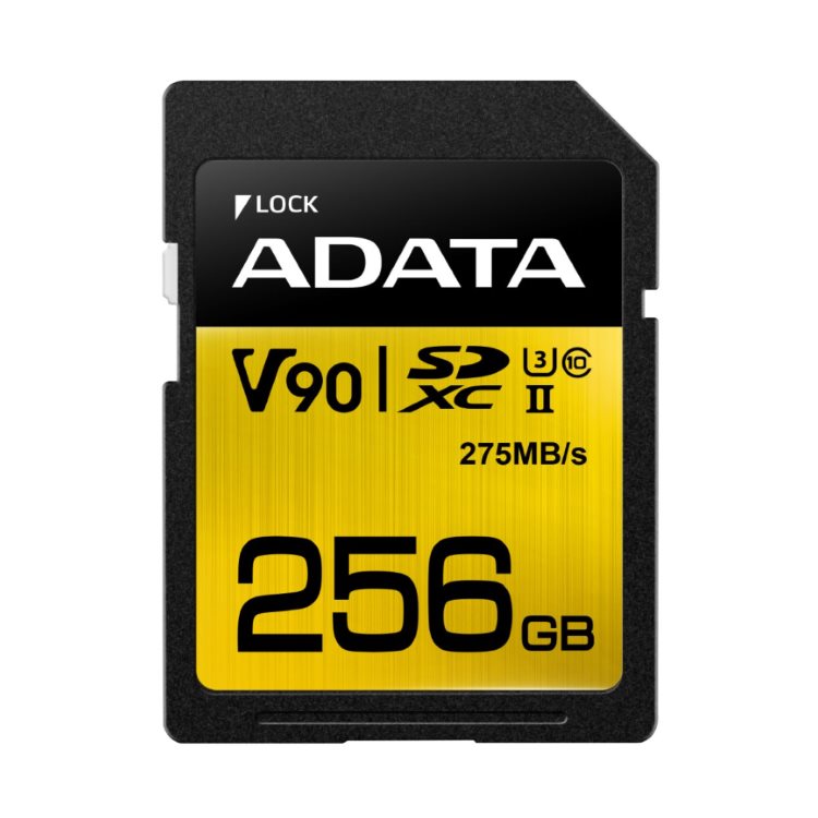 A-Data Premier ONE SDXC UHS-II U3 256GB | Class 10, rýchlosť 275/155MB/s (ASDX256GUII3CL10-C)
