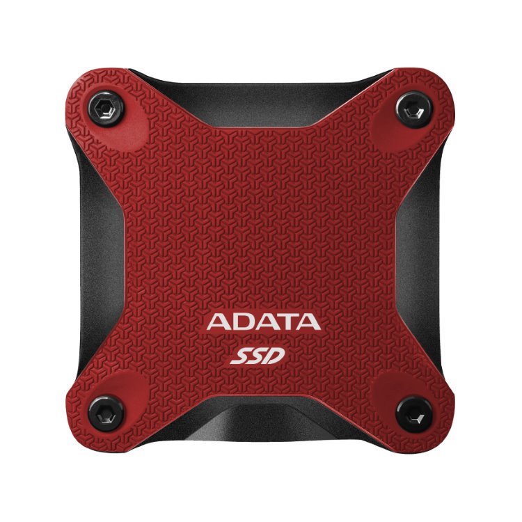 ADATA SSD SD600Q, 480GB, USB 3.2 - rýchlosť 440/430 MB/s (ASD600Q-480GU31-CRD) externý pevný disk, červená