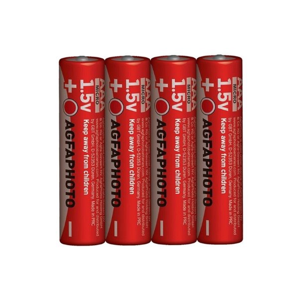 Darček - AgfaPhoto zinková batéria AAA, 4ks v cene 3,99 €