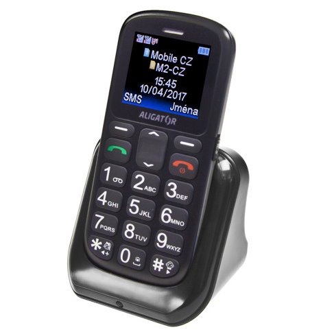 E-shop Mobilný telefón Aligator A321 Senior, Dual SIM A321GB