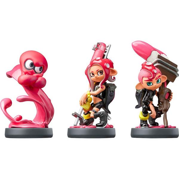 E-shop amiibo Octoling 3-pack (Splatoon Boy, Octopus and Girl) NVL-E-AE3E