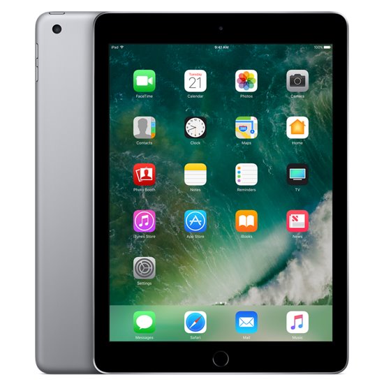 Apple iPad 9.7 (2018), 128GB Wi-Fi kozmická sivá, Trieda A - použité, záruka 12 mesiacov