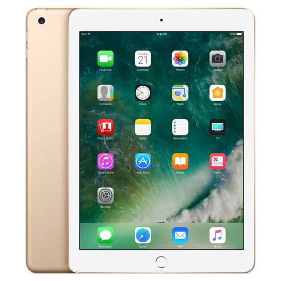 Apple iPad (2017), 32GB, zlatá, Trieda A+ - použité, záruka 12 mesiacov