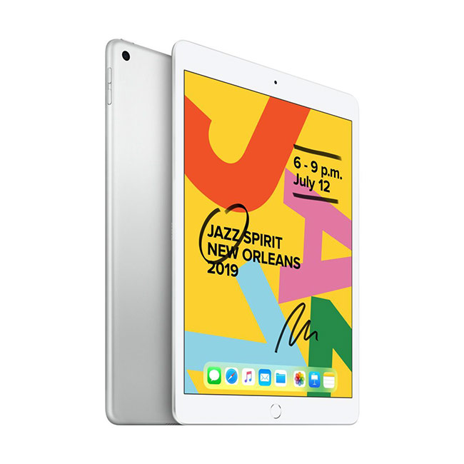 Apple iPad (2019), Wi-Fi, 32GB, strieborná, Trieda A - použité, záruka 12 mesiacov