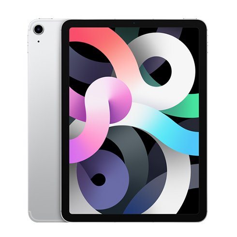 Apple iPad Air 10.9" (2020), Wi-Fi + Cellular, 64GB, strieborná, Trieda A - použité, záruka 12 mesiacov