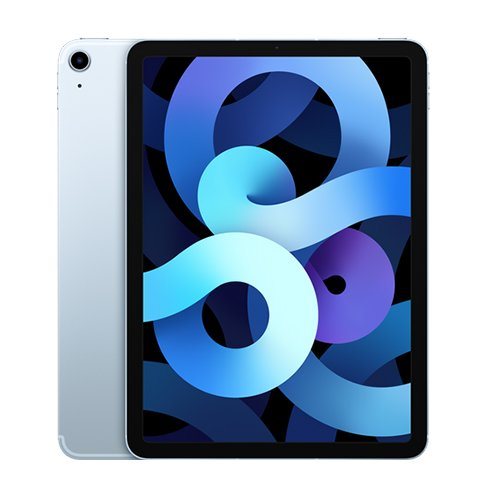 Apple iPad Air 10.9" (2020), Wi-Fi + Cellular, 64GB, Sky modrá, Trieda A - použité, záruka 12 mesiacov