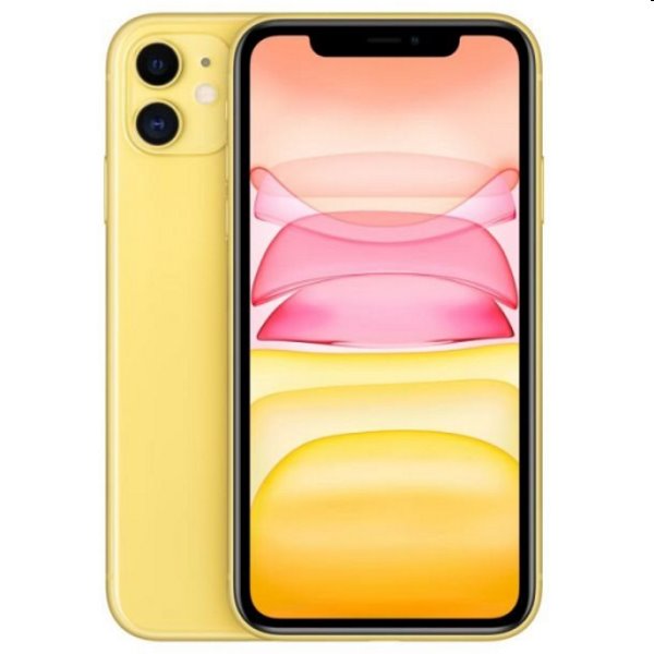 Apple iPhone 11, 128GB, žltá, Trieda B - použité, záruka 12 mesiacov