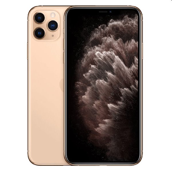 Apple iPhone 11 Pro Max, 256GB, zlatá, Trieda A - použité, záruka 12 mesiacov