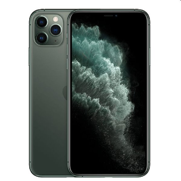 Apple iPhone 11 Pro Max, 256GB, polnočná zelená, Trieda C - použité, záruka 12 mesiacov