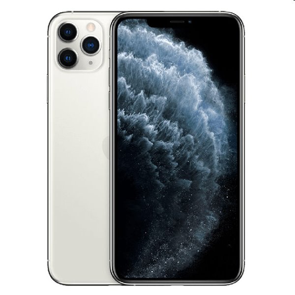 Apple iPhone 11 Pro Max, 256GB, strieborná, Trieda B - použité, záruka 12 mesiacov