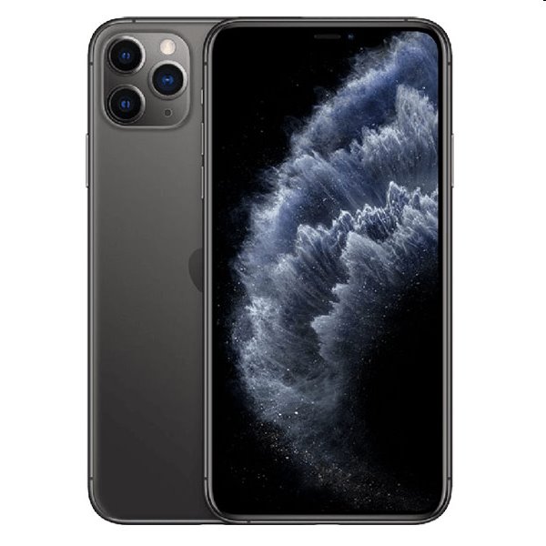 Apple iPhone 11 Pro Max, 64GB, kozmická sivá, Trieda C - použité, záruka 12 mesiacov Apple iPhone 11 Pro Max, 64GB, kozmická sivá, Trieda C - použité, záruka 12 mesiacov