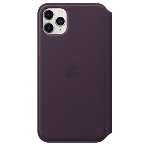 Apple iPhone 11 Pro Max Leather Folio, aubergine MX092ZMA