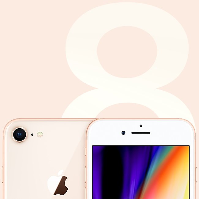 Apple iPhone 8, 64GB | Gold, Trieda B - použité s DPH, záruka 12 mesiacov