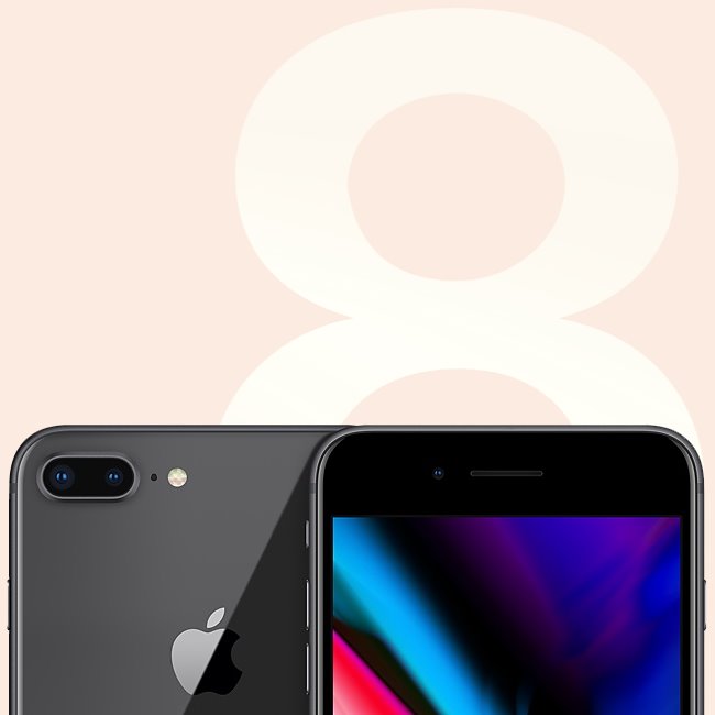 Apple iPhone 8 Plus 64GB kozmická sivá