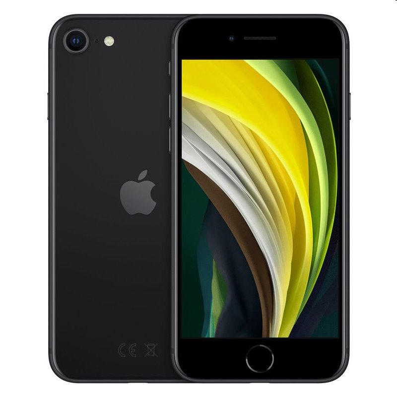 Apple iPhone SE (2020) 128GB | Black, Trieda C - použité, záruka 12 mesiacov