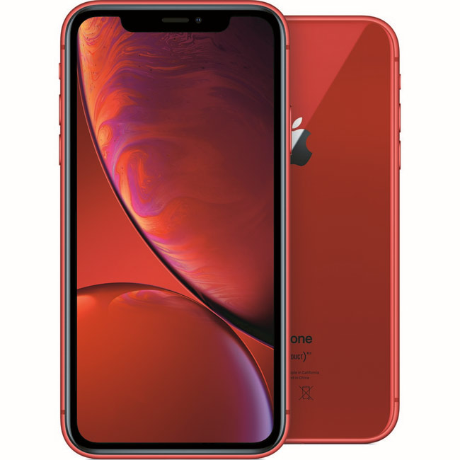 iPhone XR, 128GB, červená