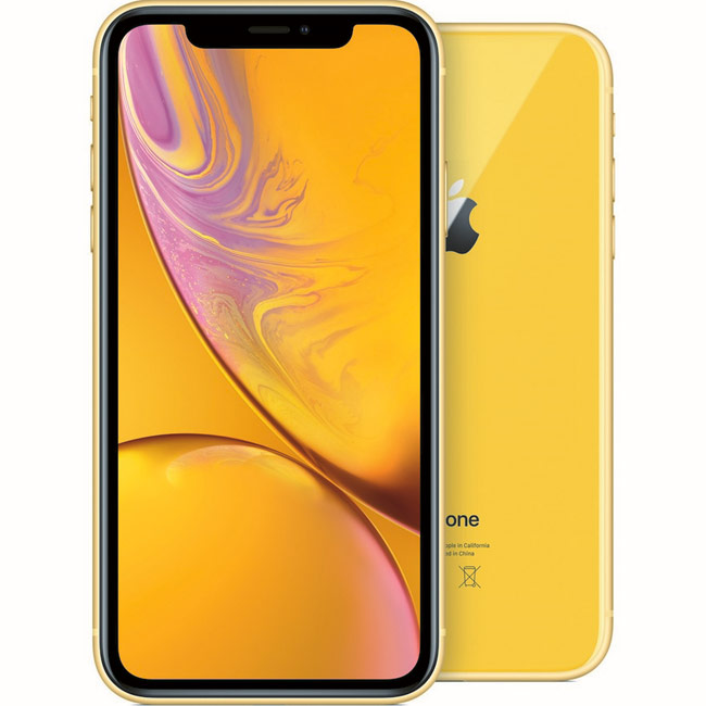 Apple iPhone XR, 128GB, žltá, Trieda A - použité, záruka 12 mesiacov