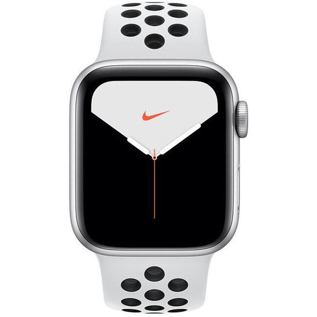 Apple Watch Nike Series 5 GPS, 44mm, sivá, hliníkové puzdro, Trieda C - použité, záruka 12 mesiacov