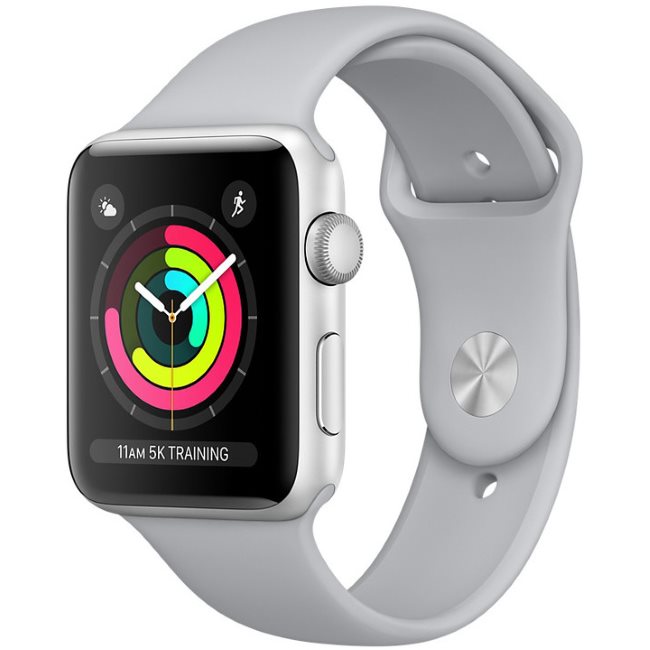 Apple Watch Series 3 GPS, 42mm, kozmická sivá, Trieda A  - použité, záruka 12 mesiacov