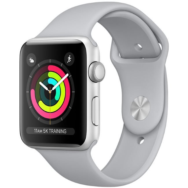 Apple Watch Series 3 GPS, 42mm | Silver, Trieda C - použité, záruka 12 mesiacov