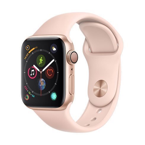 Apple Watch Series 4 GPS, 40mm, zlatá, Trieda C - použité, záruka 12 mesiacov