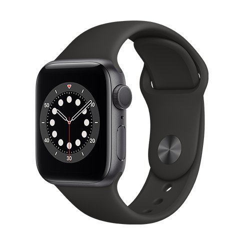 Apple Watch Series 6 GPS, 44mm kozmická sivá, hliníkové puzdro, Trieda C - použité, záruka 1