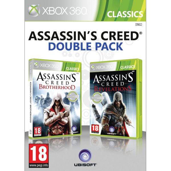 Assassin’s Creed: Brotherhood + Assassin’s Creed: Revelations [XBOX 360] - BAZÁR (použitý tovar)