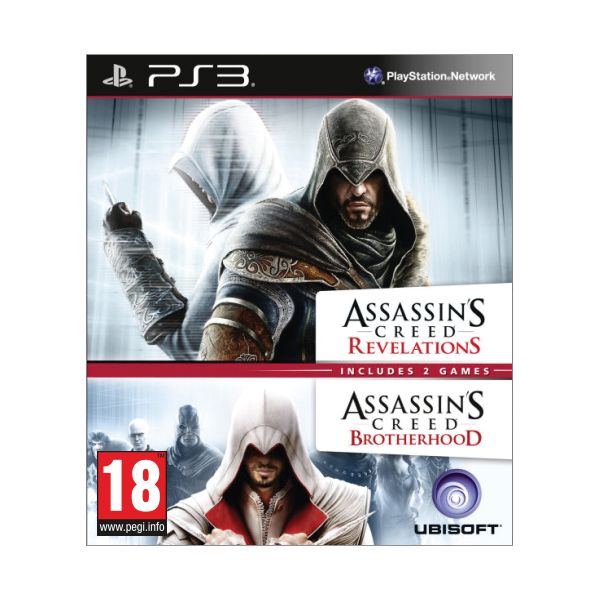 Assassin’s Creed: Brotherhood + Assassin’s Creed: Revelations [PS3] - BAZÁR (použitý tovar)