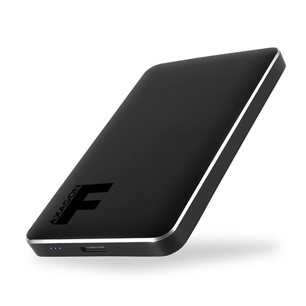 Externý box Axagon EE25-F6B USB 3.0 Fullmetal Box, black EE25-F6B