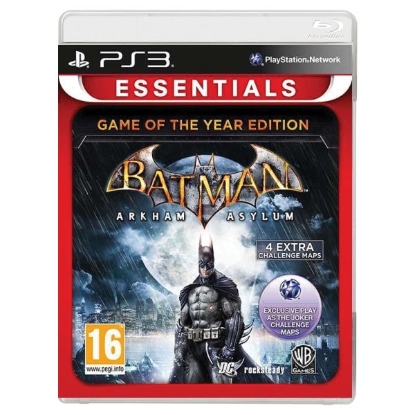 Batman: Arkham Asylum (Game of the Year Edition) [PS3] - BAZÁR (použitý tovar)