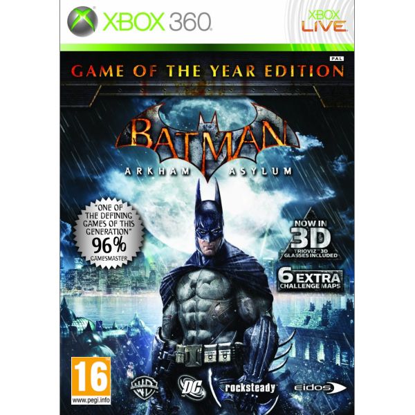 Batman: Arkham Asylum (Game of the Year Edition) [XBOX 360] - BAZÁR (použitý tovar)