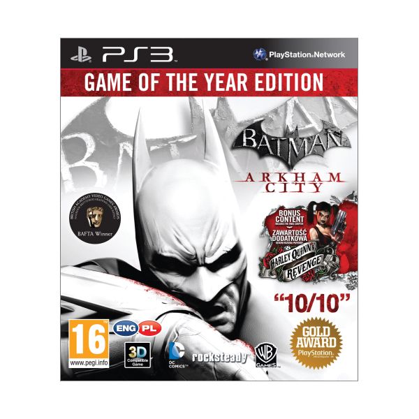 Batman: Arkham City (Game of the Year Edition) [PS3] - BAZÁR (použitý tovar)