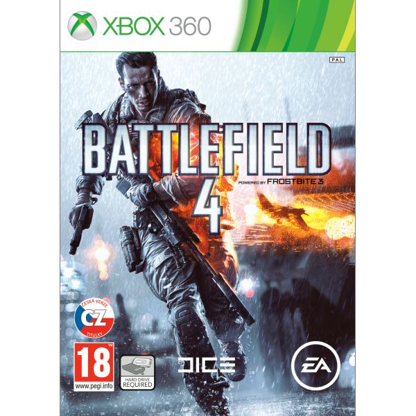 Battlefield 4 CZ - XBOX 360- BAZÁR (použitý tovar)