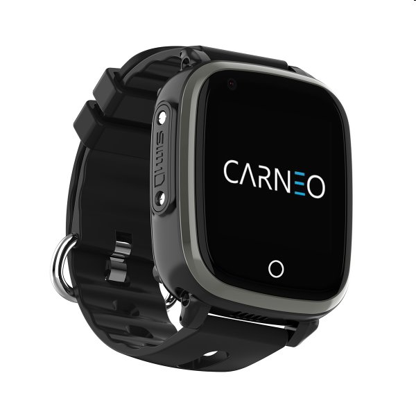 Carneo GUARDKID+ 4G Smart hodinky pre deti s GPS, čierne Carneo GUARDKID+ 4G Smart hodinky pre deti s GPS, čierne